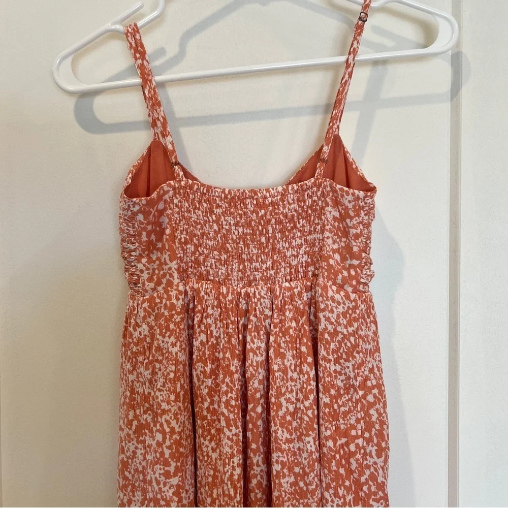 NWT Abercrombie & Fitch Ruched Crinkle Maxi Dress